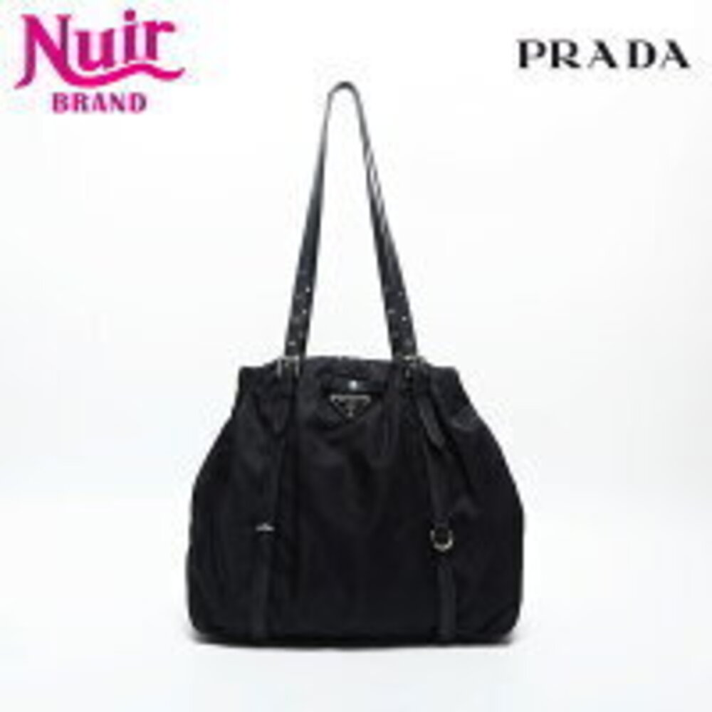 Prada Tessuto shoulder bag black